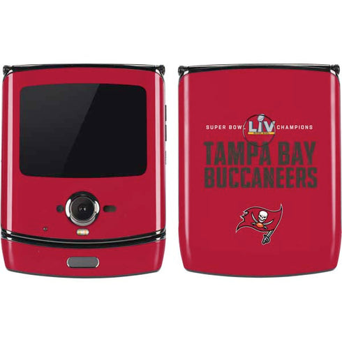 NFL Super Bowl LV Champions Tampa Bay Buccaneers Motorola RAZR Skin
