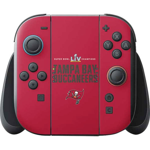 NFL Super Bowl LV Champions Tampa Bay Buccaneers Nintendo Switch 2 (2025) with Joy-Con Skin