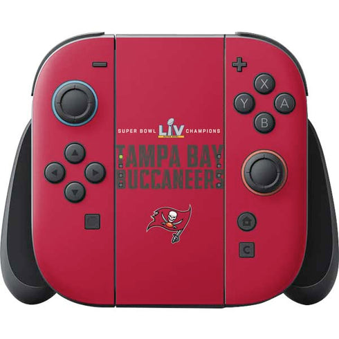 NFL Super Bowl LV Champions Tampa Bay Buccaneers Nintendo Switch 2 (2025) Joy-Con Controller Skin