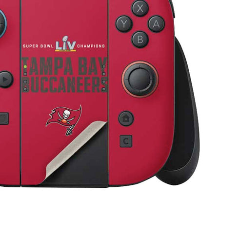 NFL Super Bowl LV Champions Tampa Bay Buccaneers Nintendo Switch 2 (2025) Joy-Con Controller Skin
