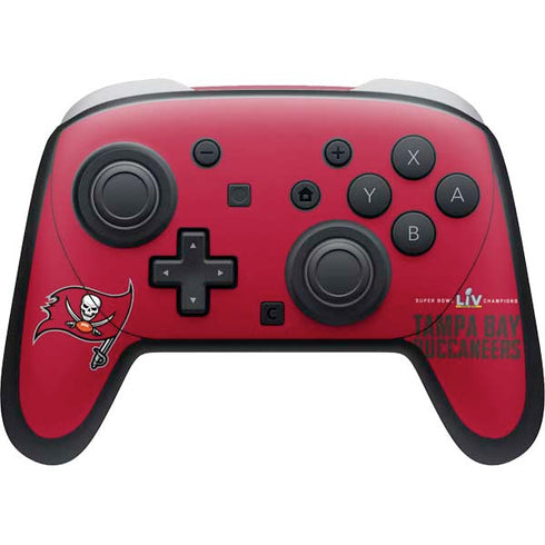 NFL Super Bowl LV Champions Tampa Bay Buccaneers Nintendo Switch 2 (2025) Pro Controller Skin