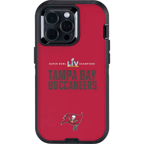 NFL Super Bowl LV Champions Tampa Bay Buccaneers Otterbox Defender iPhone Skin