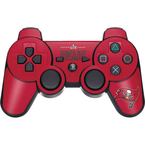 NFL Super Bowl LV Champions Tampa Bay Buccaneers PS3 Dual Shock wireless controller Skin