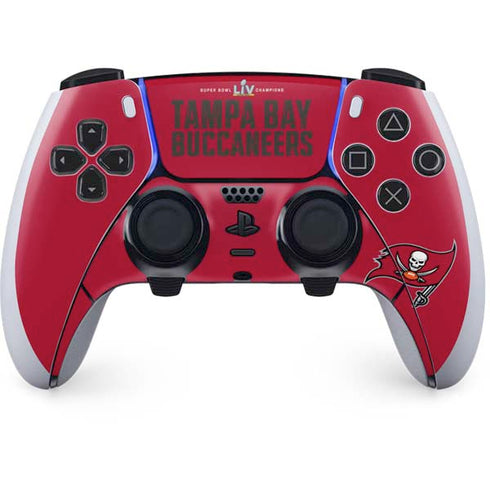 NFL Super Bowl LV Champions Tampa Bay Buccaneers PS5 DualSense Edge Pro Controller Skin