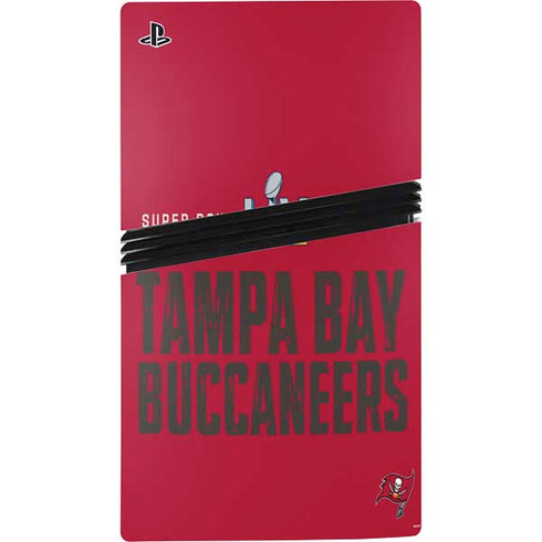 NFL Super Bowl LV Champions Tampa Bay Buccaneers PS5 Pro Console Skin