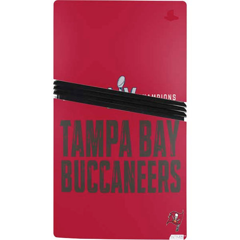 NFL Super Bowl LV Champions Tampa Bay Buccaneers PS5 Pro Console Skin