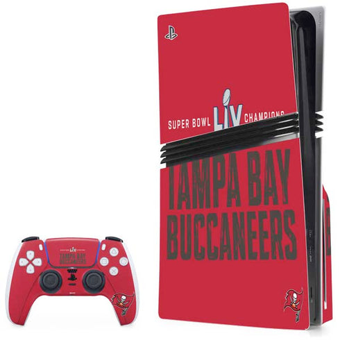 NFL Super Bowl LV Champions Tampa Bay Buccaneers PlayStation PS5 Skins