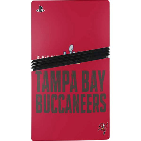 NFL Super Bowl LV Champions Tampa Bay Buccaneers PS5 Pro Disk Bundle Skin