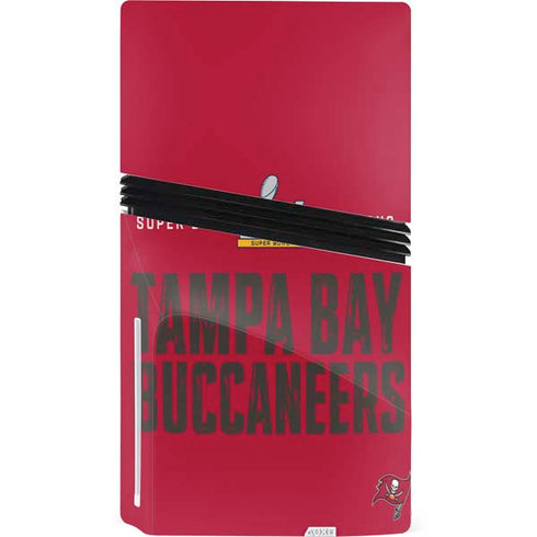 NFL Super Bowl LV Champions Tampa Bay Buccaneers PS5 Pro Disk Bundle Skin
