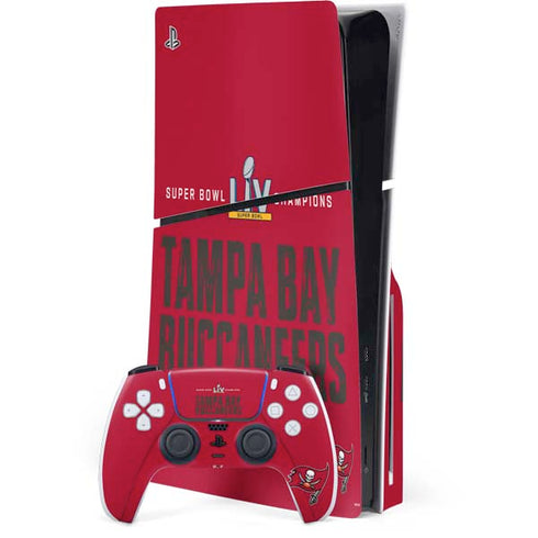NFL Super Bowl LV Champions Tampa Bay Buccaneers PlayStation PS5 Skins