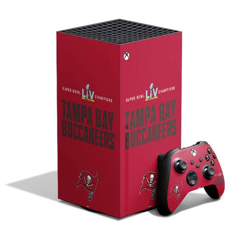 NFL Super Bowl LV Champions Tampa Bay Buccaneers XBox Series X Digital Edition Bundle Skin