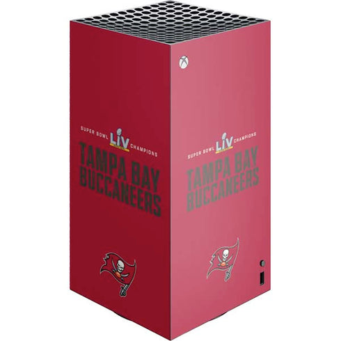 NFL Super Bowl LV Champions Tampa Bay Buccaneers Xbox Series X Skins