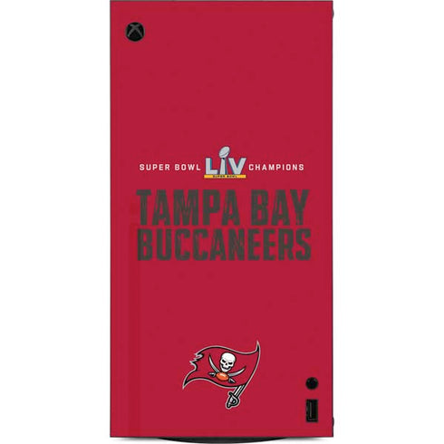 NFL Super Bowl LV Champions Tampa Bay Buccaneers XBox Series X Digital Edition Console Skin