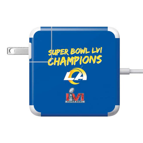 NFL Super Bowl LVI Champions Rams 85W Power Adapter (15 and 17 inch MacBook Pro Charger) Skin