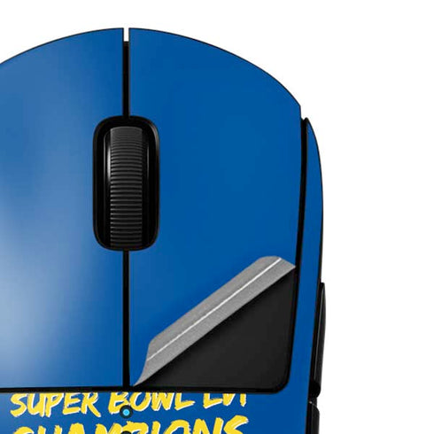 NFL Super Bowl LVI Champions Rams G Pro Wireless Gaming Mouse Skin
