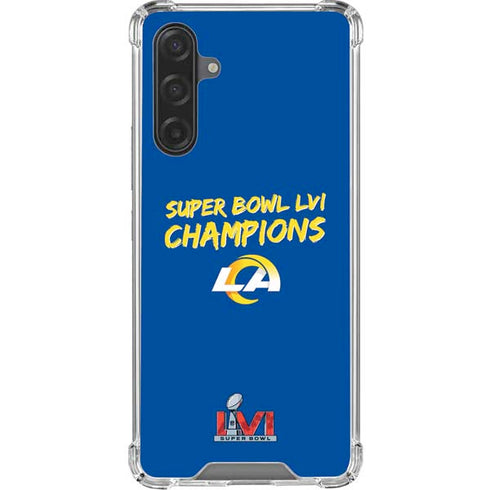 NFL Super Bowl LVI Champions Rams Galaxy A17 Clear Case