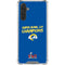 NFL Super Bowl LVI Champions Rams Galaxy A17 Clear Case