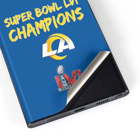 NFL Super Bowl LVI Champions Rams Galaxy Skins
