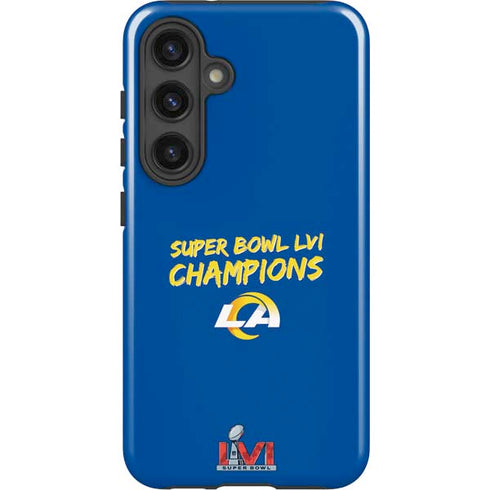 NFL Super Bowl LVI Champions Rams Galaxy S25 Plus Impact Case