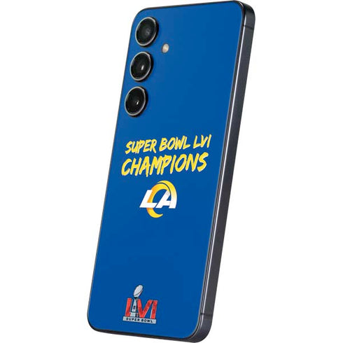 NFL Super Bowl LVI Champions Rams Galaxy S25 Plus Skin