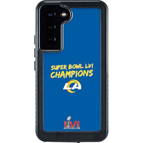 NFL Super Bowl LVI Champions Rams Galaxy S24 Plus Waterproof Case