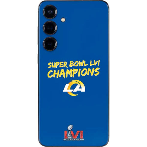 NFL Super Bowl LVI Champions Rams Galaxy S24 Skin