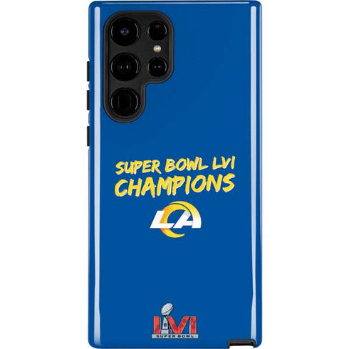 NFL Super Bowl LVI Champions Rams Galaxy Cases