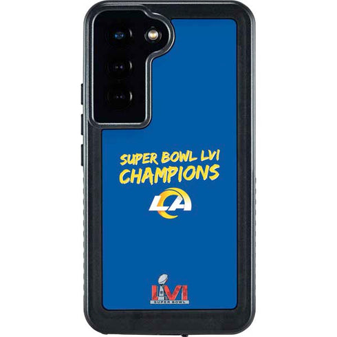 NFL Super Bowl LVI Champions Rams Galaxy S24 Waterproof Case