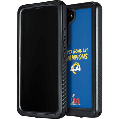 NFL Super Bowl LVI Champions Rams Galaxy S24 Waterproof Case