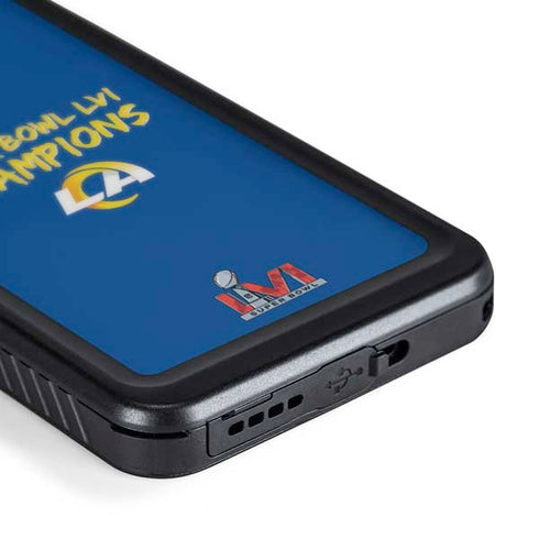 NFL Super Bowl LVI Champions Rams Galaxy S24 Waterproof Case