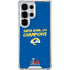 NFL Super Bowl LVI Champions Rams Galaxy S25 Ultra Clear Case