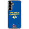 NFL Super Bowl LVI Champions Rams Galaxy S26 Clear Case