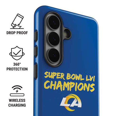 NFL Super Bowl LVI Champions Rams Galaxy S26 Impact Case