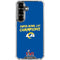 NFL Super Bowl LVI Champions Rams Galaxy S26 Plus Clear Case