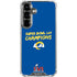 NFL Super Bowl LVI Champions Rams Galaxy S26 Plus Clear Case