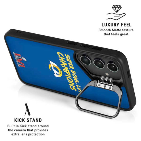 NFL Super Bowl LVI Champions Rams Galaxy S26 Ultra Kickstand Case