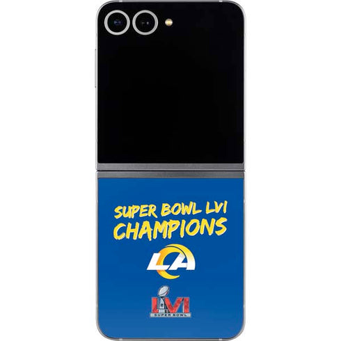 NFL Super Bowl LVI Champions Rams Galaxy Z Flip6 Skin