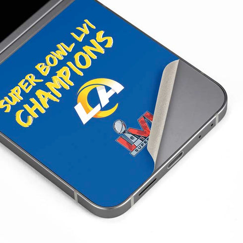 NFL Super Bowl LVI Champions Rams Galaxy Z Flip6 Skin