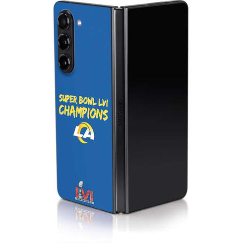 NFL Super Bowl LVI Champions Rams Galaxy Z Fold5 5G Skin