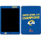 NFL Super Bowl LVI Champions Rams iPad Skins
