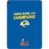 NFL Super Bowl LVI Champions Rams Apple iPad Air Skin