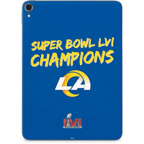 NFL Super Bowl LVI Champions Rams Apple iPad Pro Skin