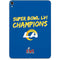 NFL Super Bowl LVI Champions Rams Apple iPad Pro Skin