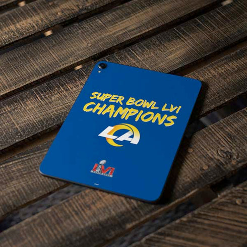 NFL Super Bowl LVI Champions Rams Apple iPad Pro Skin