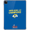 NFL Super Bowl LVI Champions Rams iPad Pro 11in (2024) Clear Case