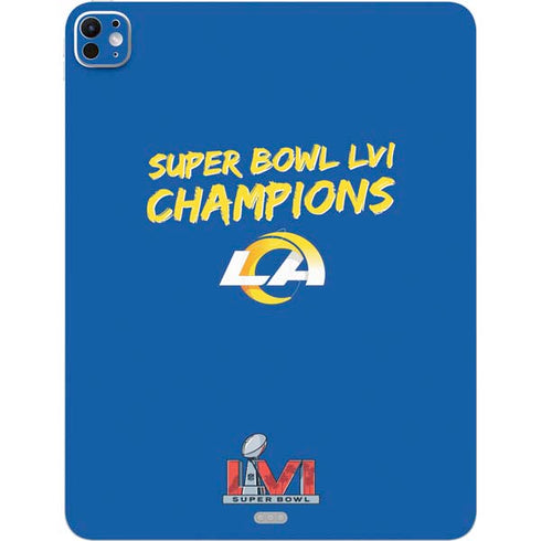 NFL Super Bowl LVI Champions Rams iPad Pro 13in M4 (2024) Skin
