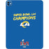 NFL Super Bowl LVI Champions Rams iPad Pro 13in M4 (2024) Skin