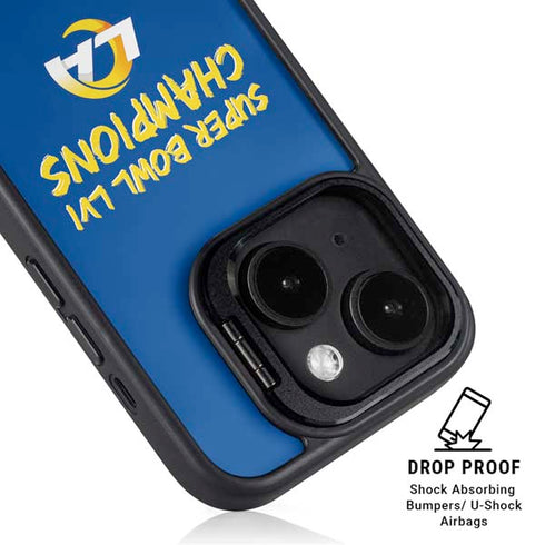 NFL Super Bowl LVI Champions Rams iPhone 13 Kickstand Case