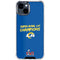 NFL Super Bowl LVI Champions Rams iPhone 15 Clear Case