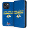 NFL Super Bowl LVI Champions Rams iPhone 15 Folio Case